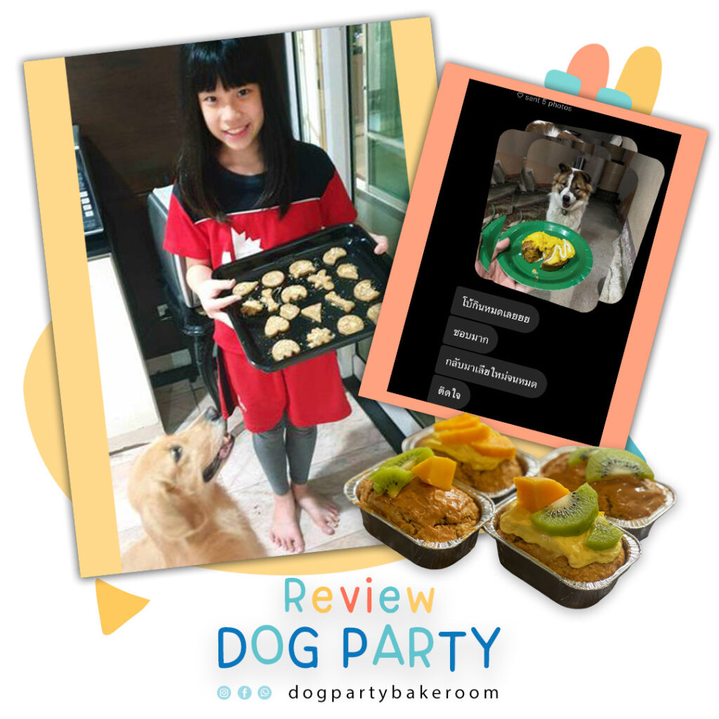 DOG PARTY – สอนทำเบเกอรี่สำหรับสุนัข ทางออนไลน์และในห้องเรียน (รามอินทรา39)